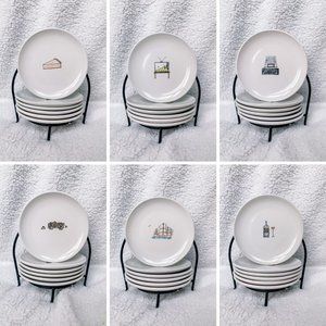 dessert plates + stand